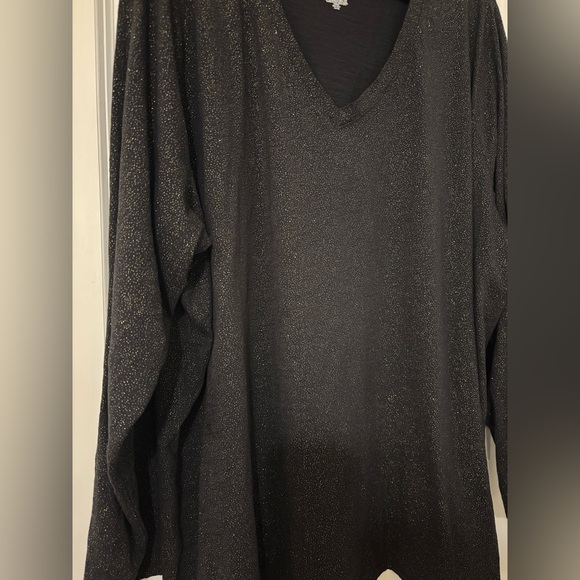 Sonoma Glitter tshirt 3X EUC long sleeve glitter - Picture 5 of 7